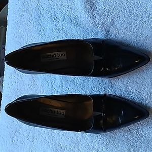 Sacha too black bowtie pumps